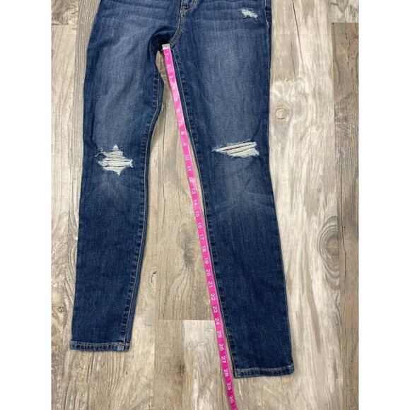 NEW Joes Jeans Aveline Skinny Ankle Jeans 26 Dark Ripped Distressed Denim NWT - Picture 6 of 6
